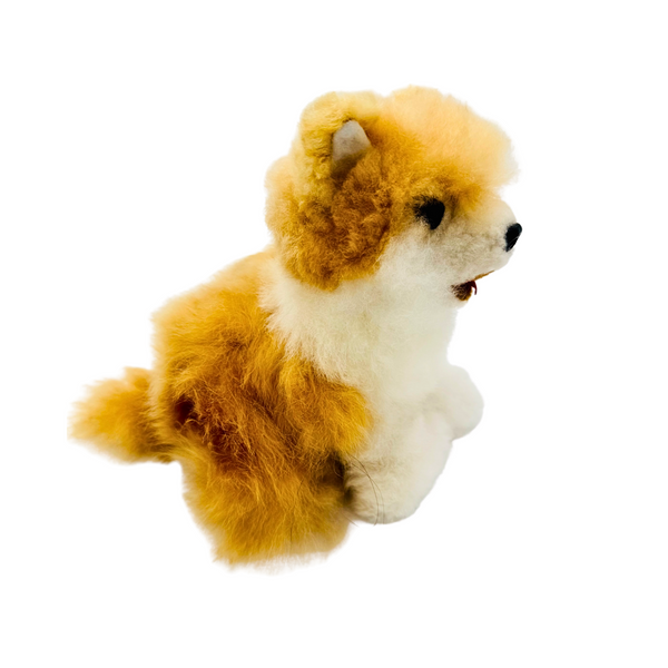 Husky Dog Alpaca Fur Toy