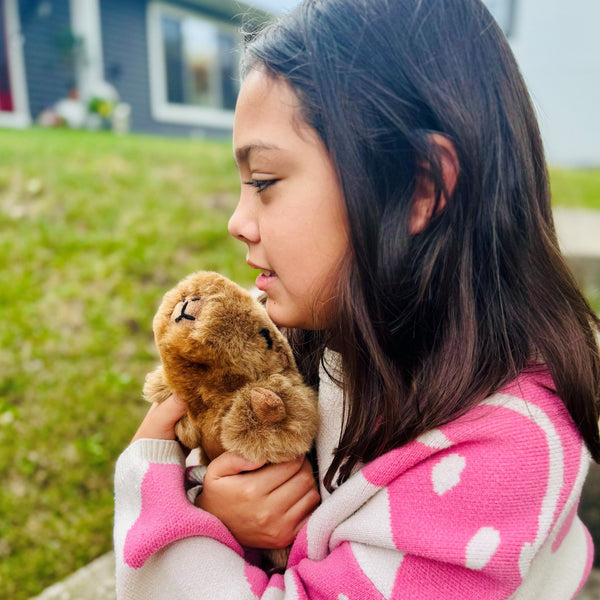Chunky Capybara Alpaca Fur Toy