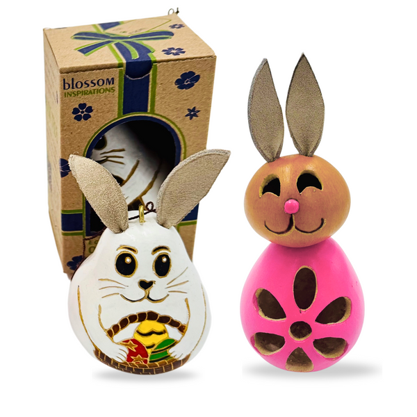 Easter Bunny Gourd Ornaments
