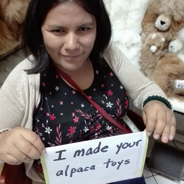 Muskox Alpaca Toy – A Guardian from the Ice Age, Woven with Andean Warmth