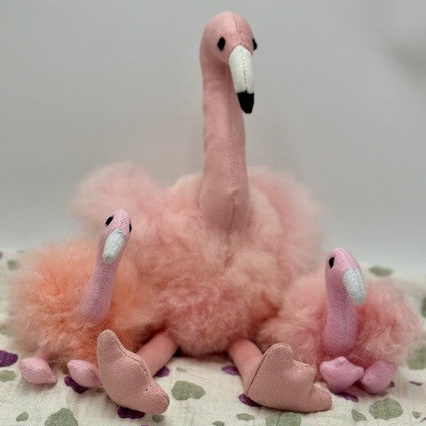 Featherlight Flamingo Alpaca Toy