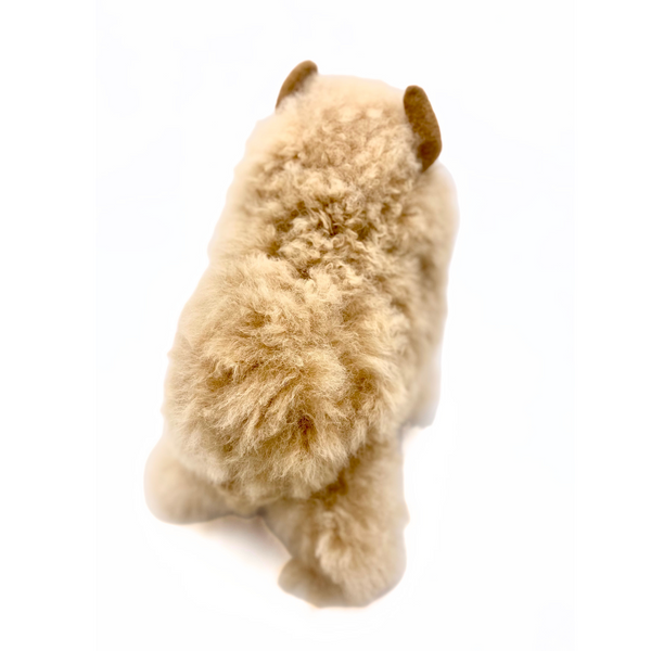Fluffy Cow Alpaca Fur Toy