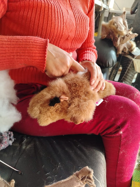 Chunky Capybara Alpaca Fur Toy