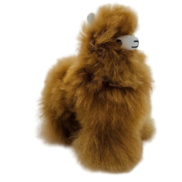 Handmade Standing Alpaca Toy