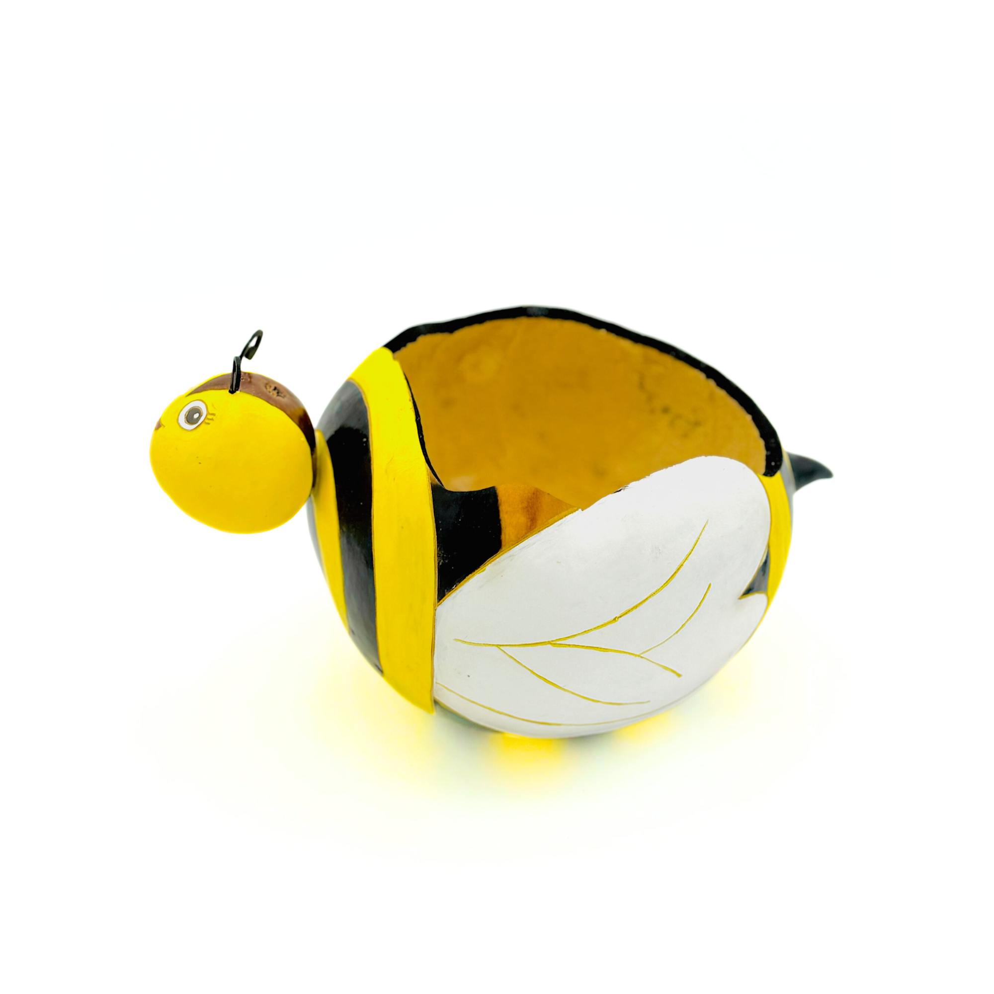 bee pot planter Planter Pot Handmade by Gourd – Blossom Inspirations, a Fair Trade Company
