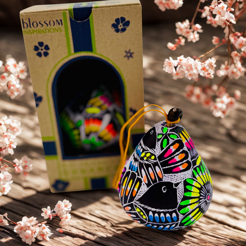 Spring Fall Gourd Ornament