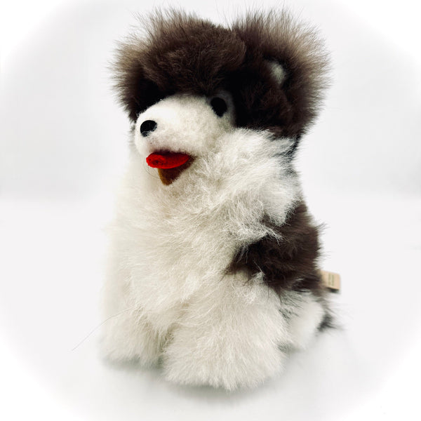 Husky Dog Alpaca Fur Toy