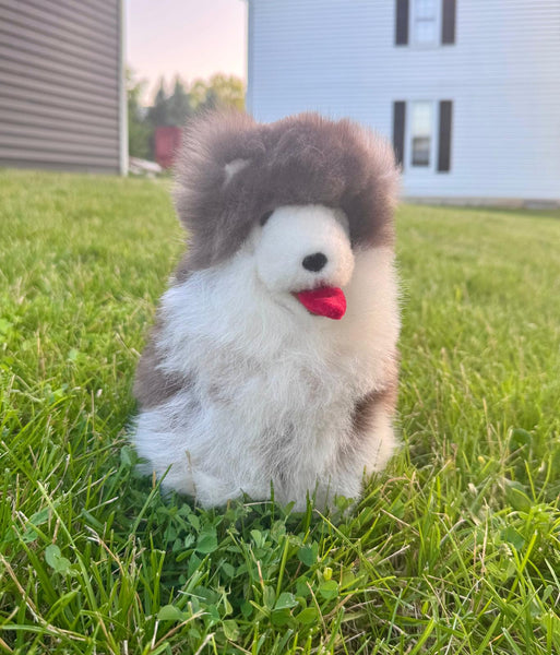 Husky Dog Alpaca Fur Toy