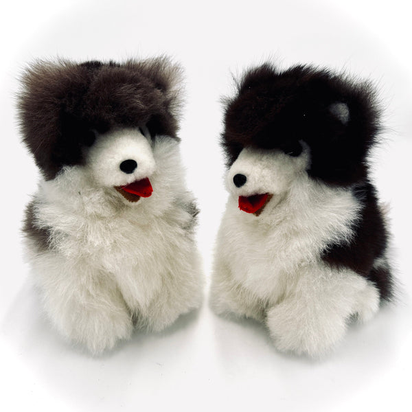 Husky Dog Alpaca Fur Toy