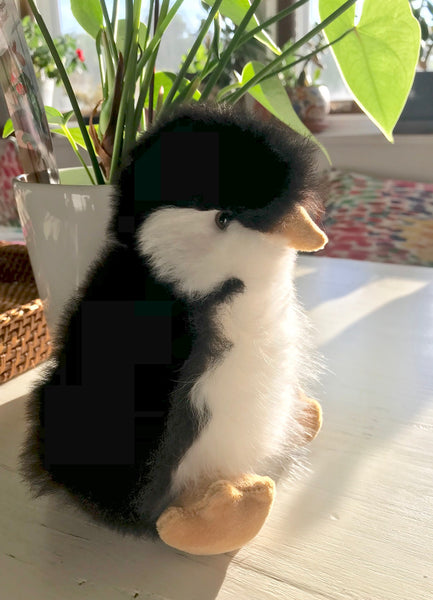 Handmade Penguin Alpaca fur toy
