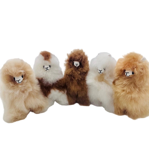 Handmade Standing Alpaca Toy