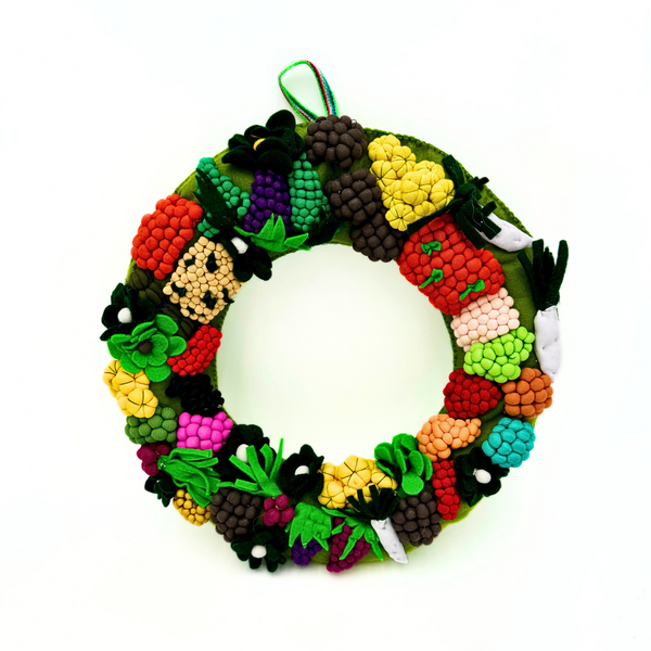 Arpillera Wreath