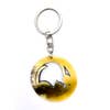 Kitty key chain recycled horn