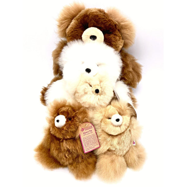 Handmade Alpaca Teddy Bear Toy (Medium)