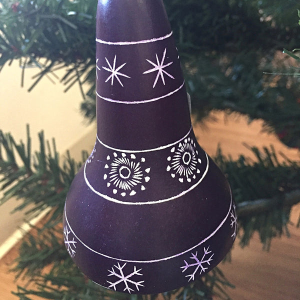 Christmas Gourd Ornament Bell