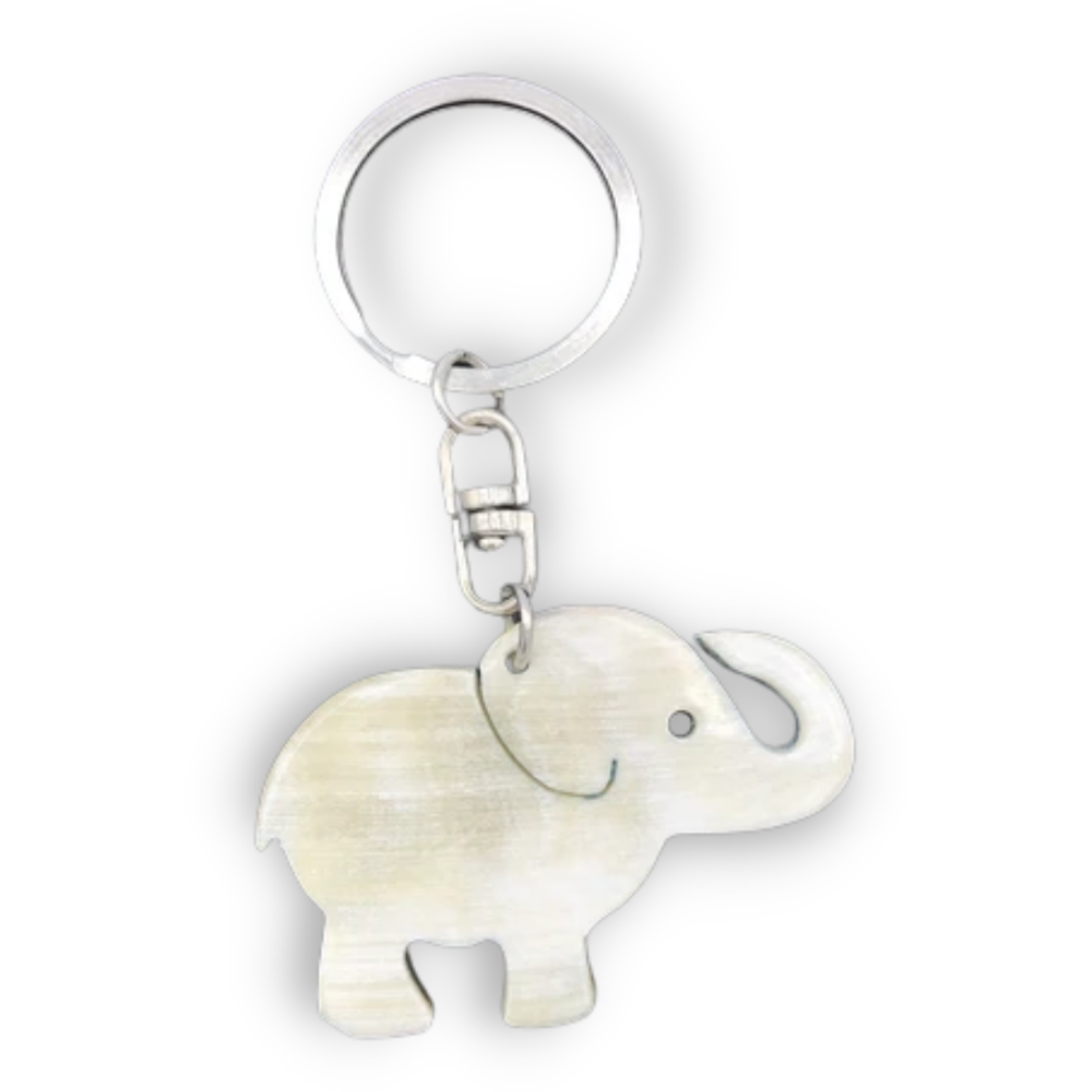 ♻️ Recycled Horn Elephant Key Chain – Blossom Inspirations, a