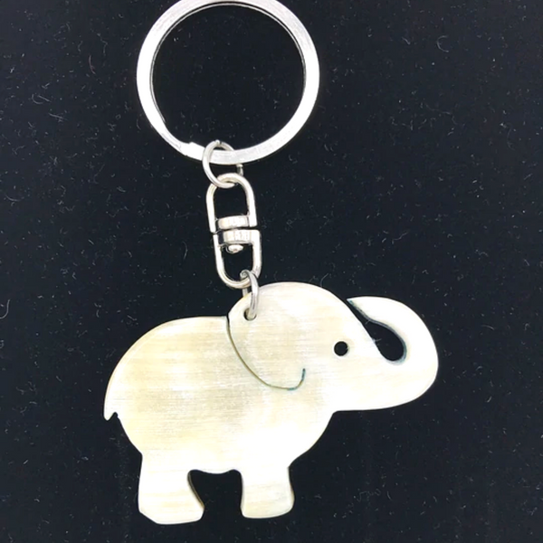 Recycled Elephant Key Chain