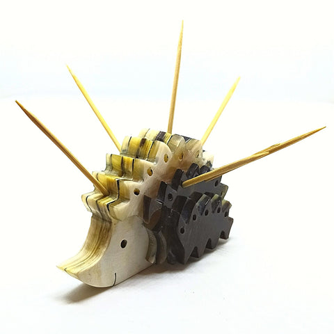 Hedgehog Toothpick Holder Recycled