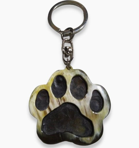Dog Footprint Key Chain