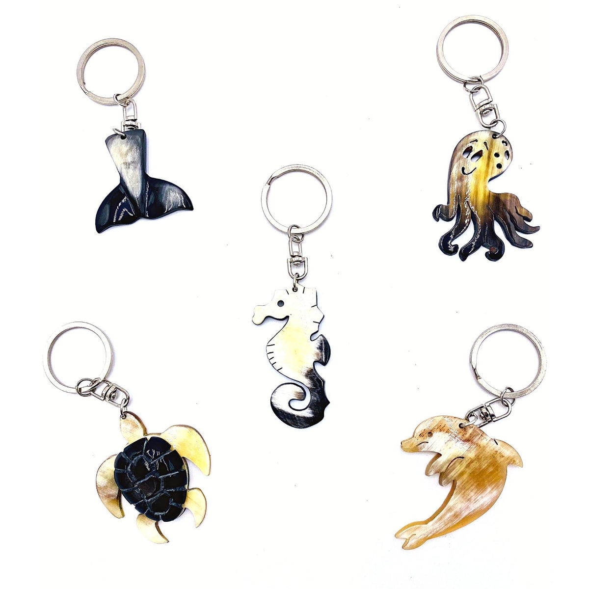 ♻️ Sea World Recycled Horn Key Chains – Blossom Inspirations, a Fair ...