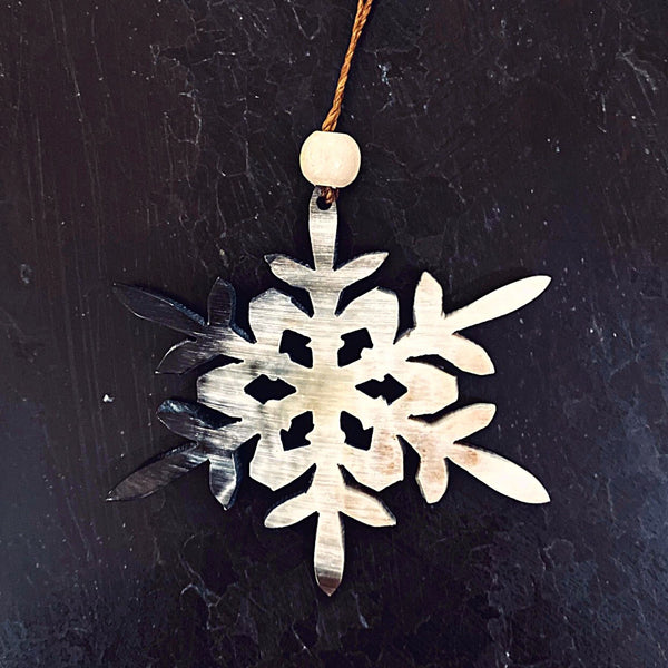 Recycled Snowflakes Ornament