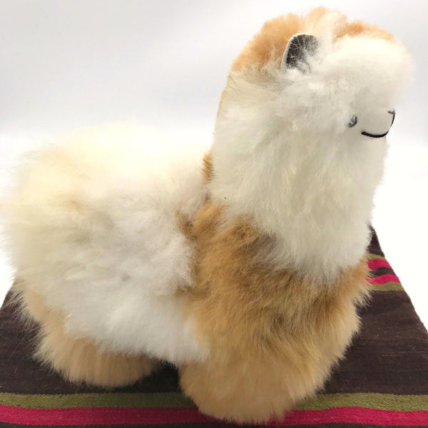 Handmade Standing Alpaca Toy