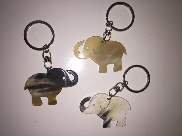 Recycled Elephant Key Chain