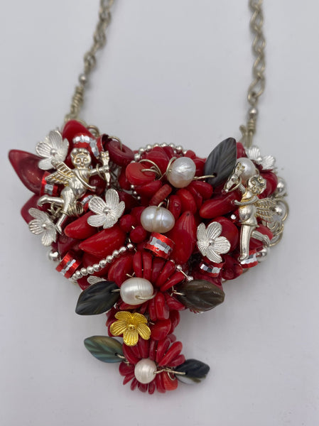 Miracle Heart Statement Necklace